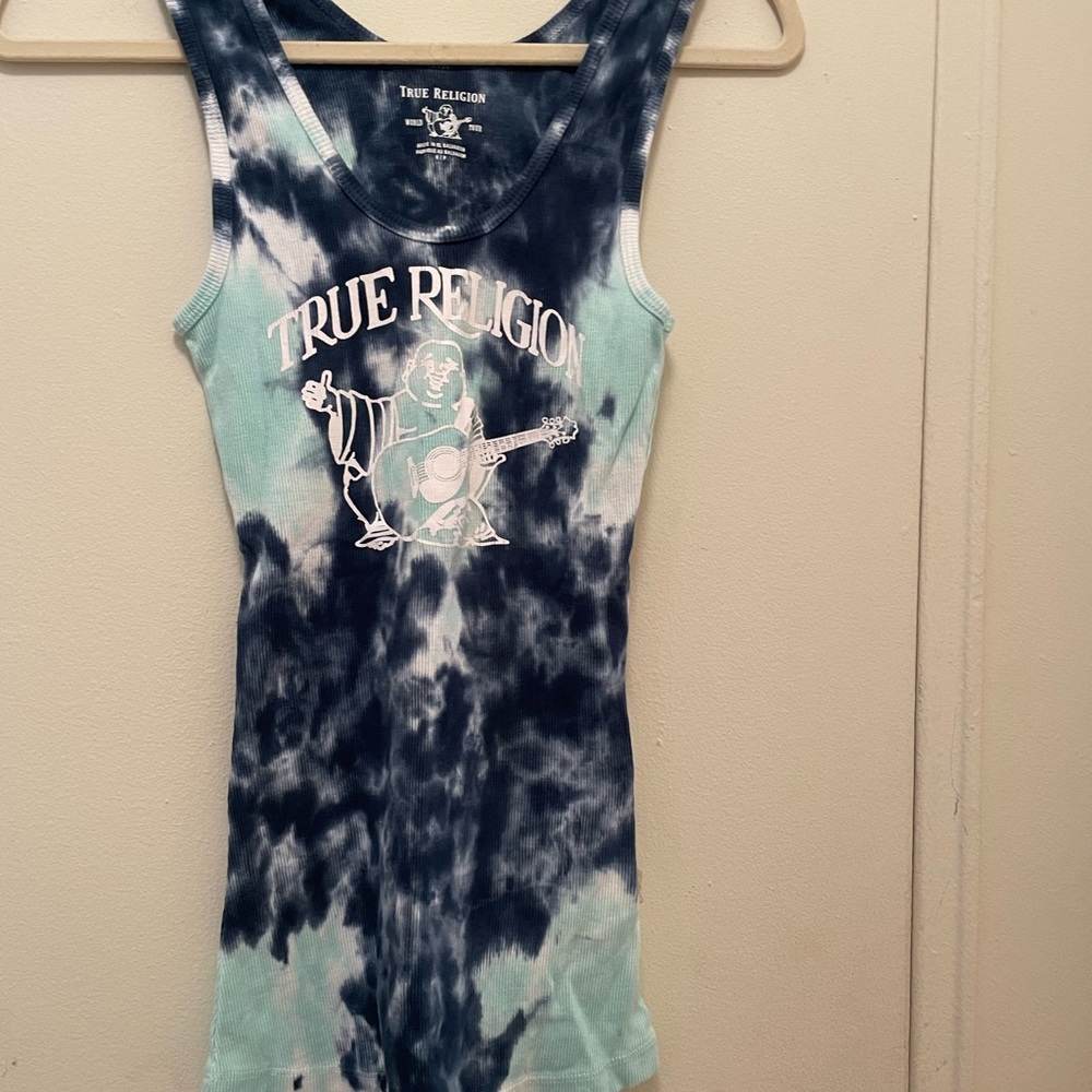 True religion tie-dye top